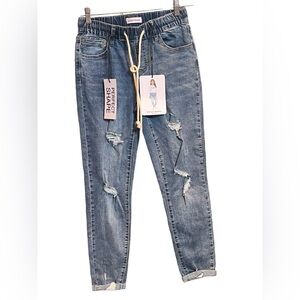 Ashley Mason Distressed Denim Jeans